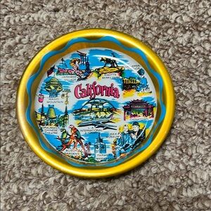 California Souvenir Decorative Plate